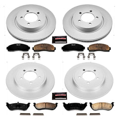Power Stop CRK2722 - Z17 Evolution Front And Rear Brake Kit vehicle fitment brake part