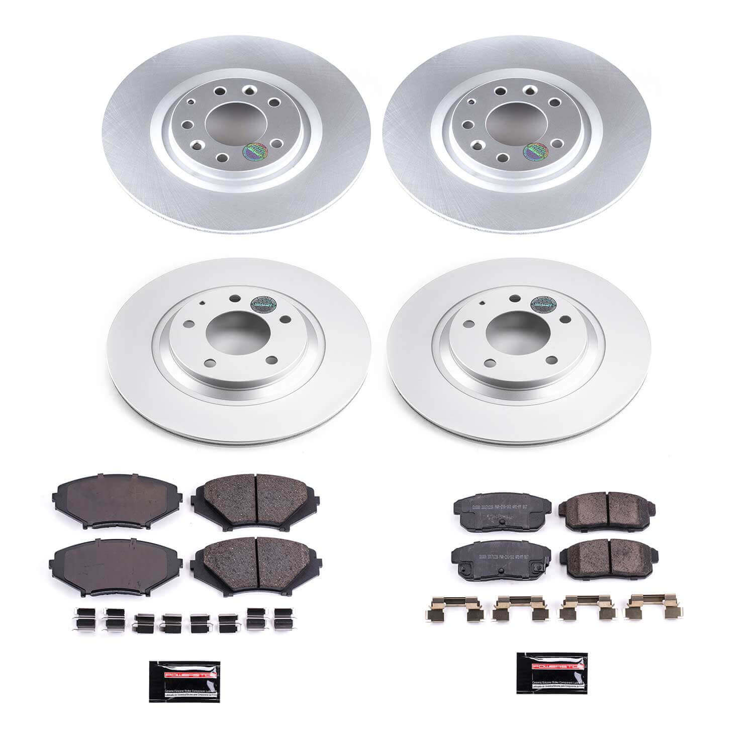 Power Stop CRK2727 Z17 Evolution Front And Rear Pad And Rotor Kit for 2004-2011 Mazda RX-8 product image