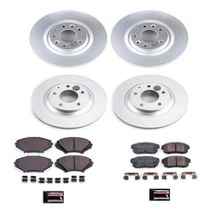 Power Stop CRK2727 Z17 Evolution Front And Rear Pad And Rotor Kit for 2004-2011 Mazda RX-8 product image
