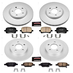 Power Stop CRK2731 - Z17 Evolution Front And Rear Brake Kit vehicle fitment brake part