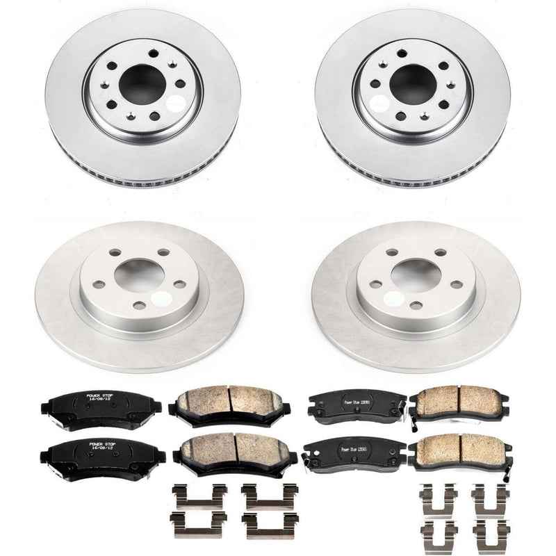 Power Stop CRK2733 - Z17 Evolution Front And Rear Brake Kit vehicle fitment brake part