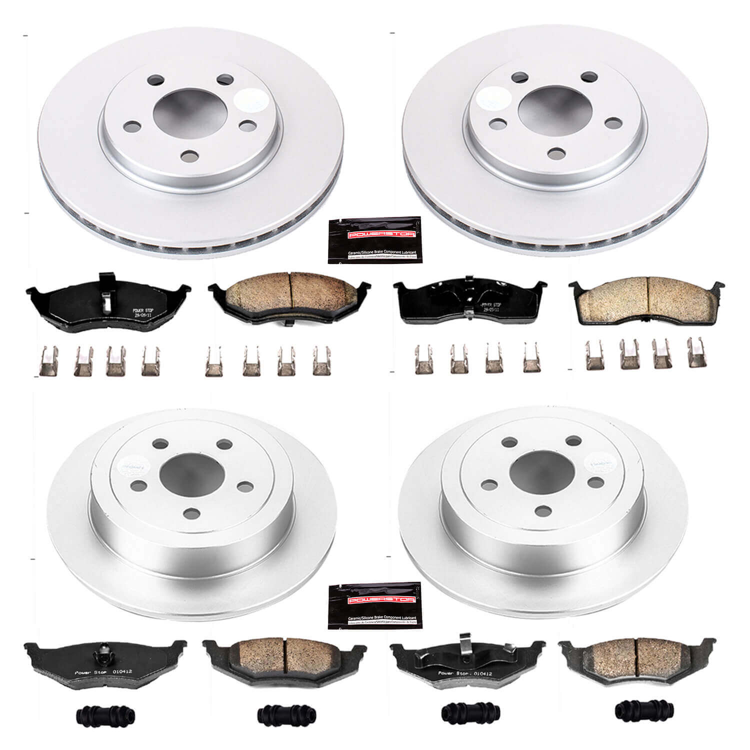 Power Stop CRK2734 - Z17 Evolution Front And Rear Brake Kit vehicle fitment brake part
