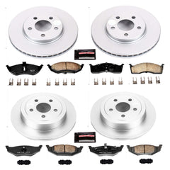 Power Stop CRK2734 - Z17 Evolution Front And Rear Brake Kit vehicle fitment brake part