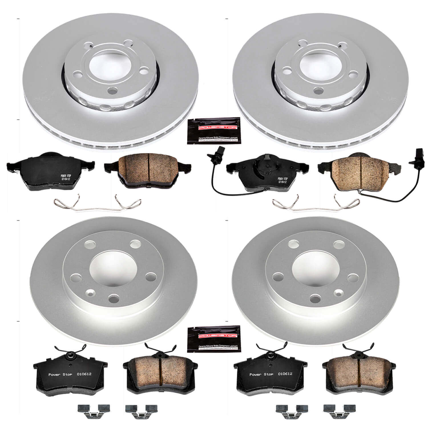 Power Stop CRK2741 - Z23 Evolution Sport Front And Rear Brake Kit vehicle fitment brake part