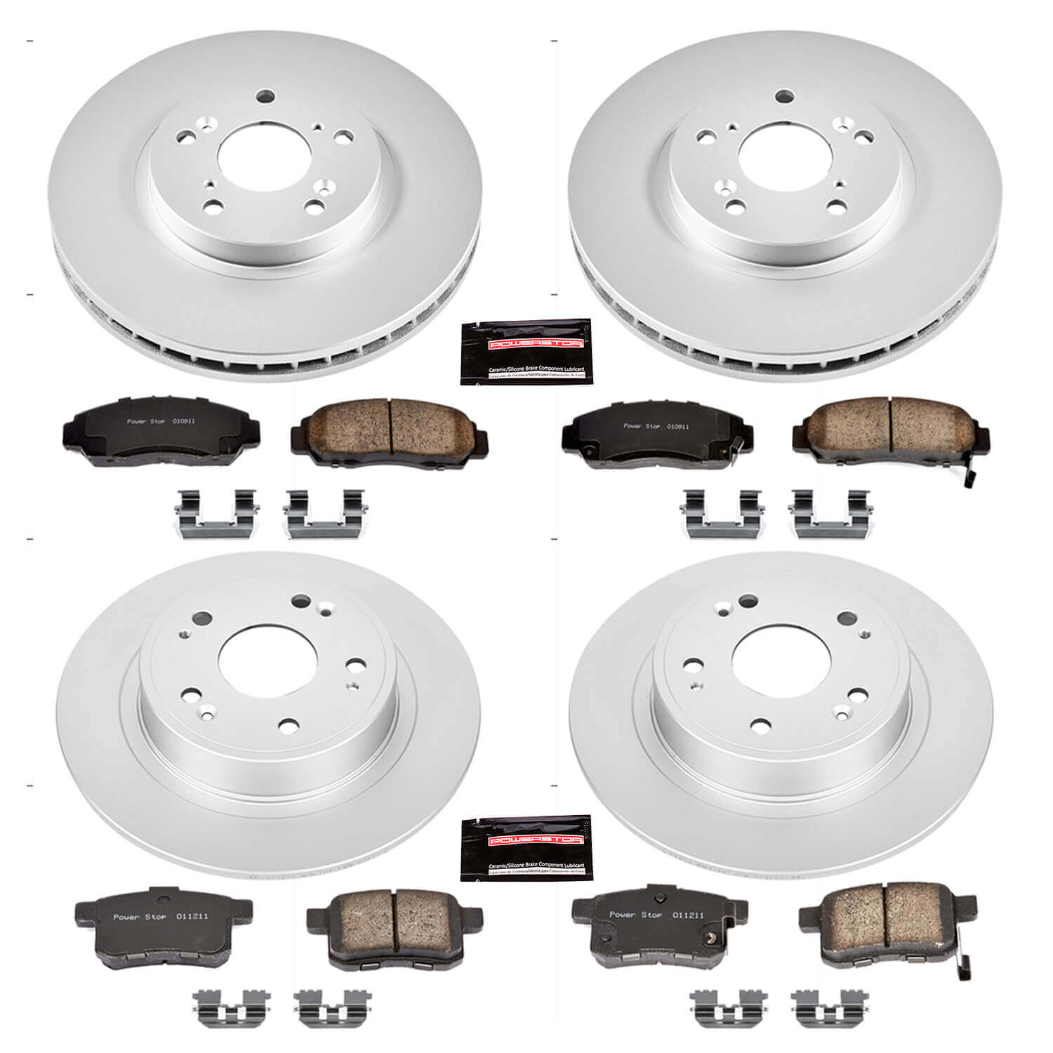 Power Stop CRK2742 - Z17 Evolution Front And Rear Brake Kit vehicle fitment brake part