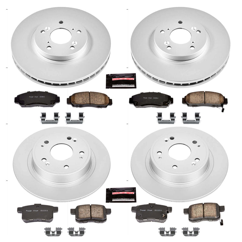 Power Stop CRK2742 - Z17 Evolution Front And Rear Brake Kit vehicle fitment brake part