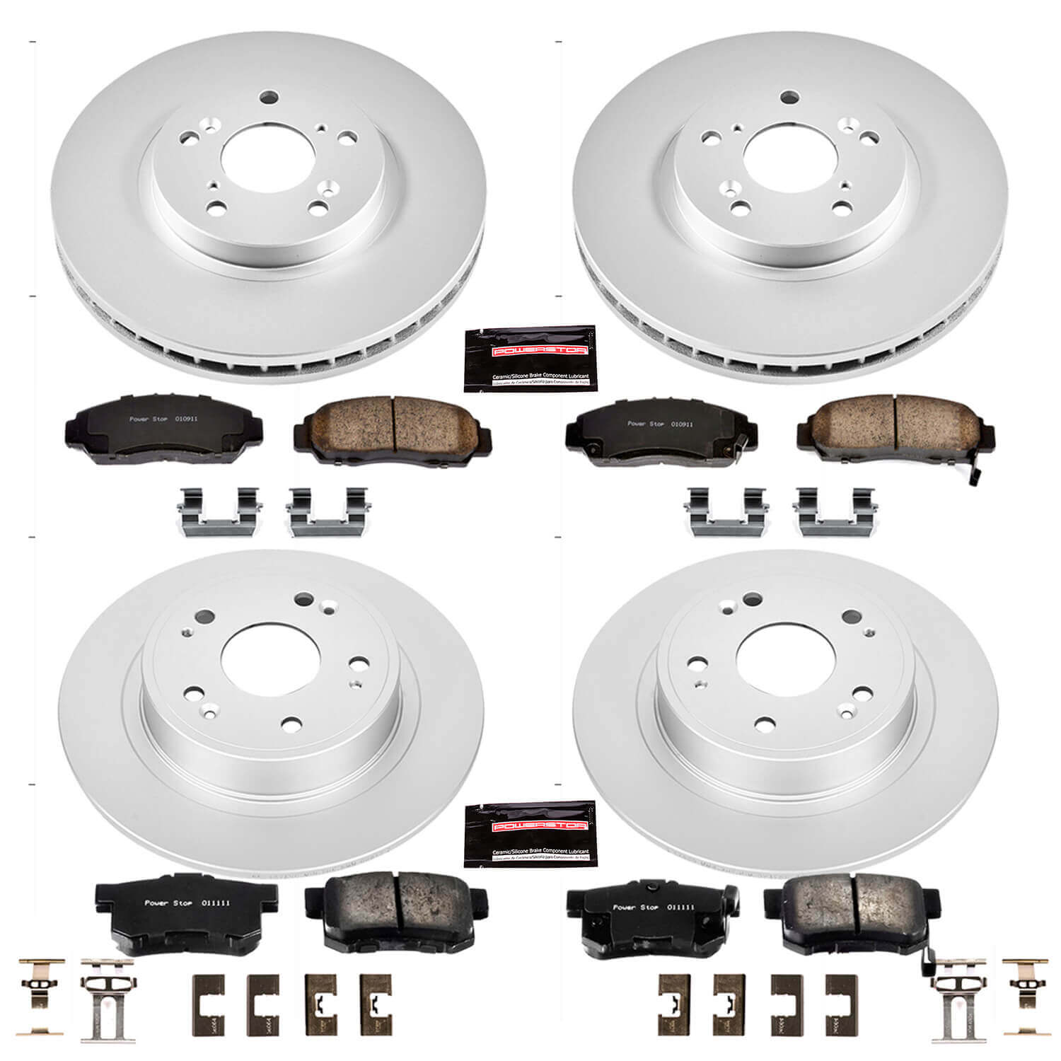 Power Stop CRK2743 - Z17 Evolution Front And Rear Brake Kit vehicle fitment brake part