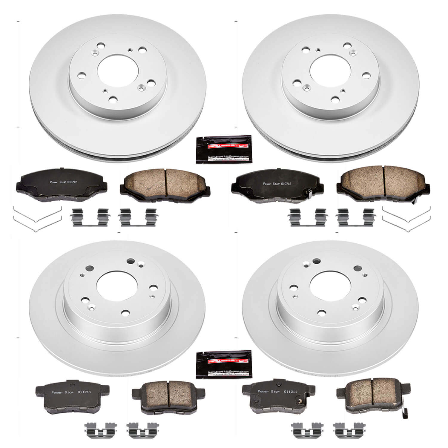Power Stop CRK2744 - Z17 Evolution Front And Rear Brake Kit vehicle fitment brake part