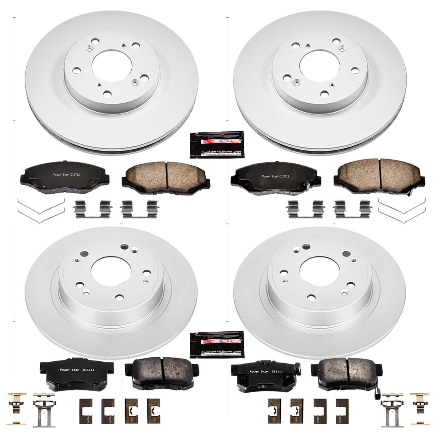 Power Stop CRK2745 - Z17 Evolution Front And Rear Brake Kit vehicle fitment brake part