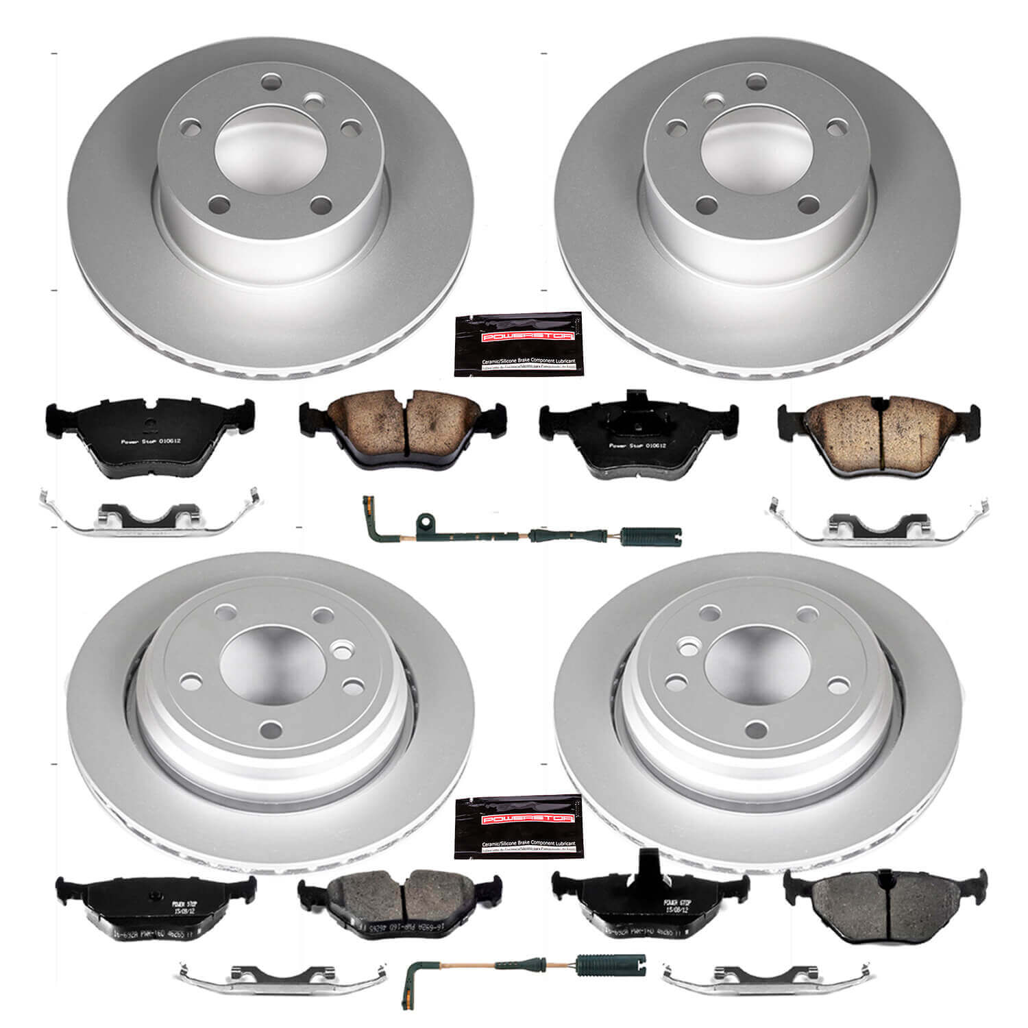 Power Stop CRK2746 - Z23 Evolution Sport Front And Rear Brake Kit vehicle fitment brake part