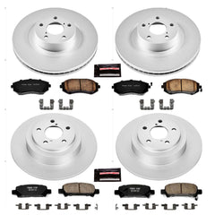 Power Stop CRK2748 - Z17 Evolution Front And Rear Brake Kit vehicle fitment brake part