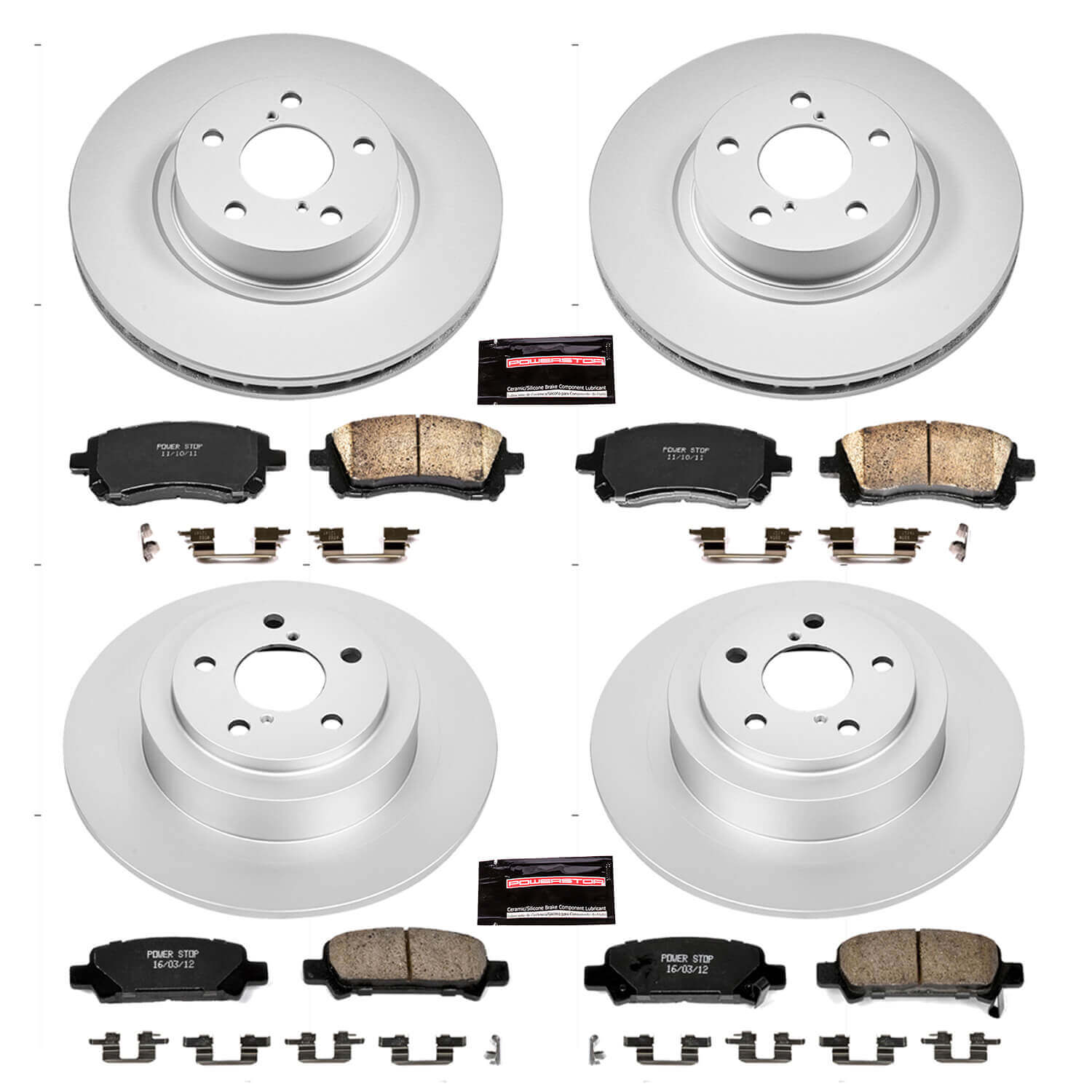 Power Stop CRK2749 - Z17 Evolution Front And Rear Brake Kit vehicle fitment brake part