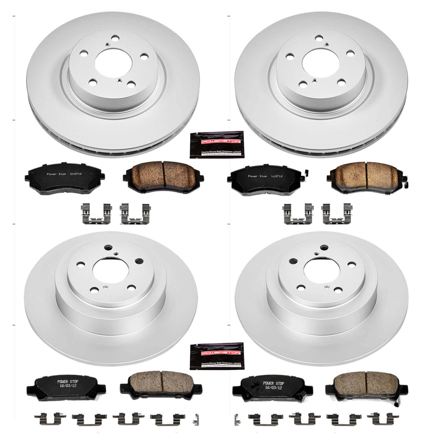 Power Stop CRK2750 - Z17 Evolution Front And Rear Brake Kit vehicle fitment brake part