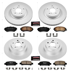 Power Stop CRK2750 - Z17 Evolution Front And Rear Brake Kit vehicle fitment brake part