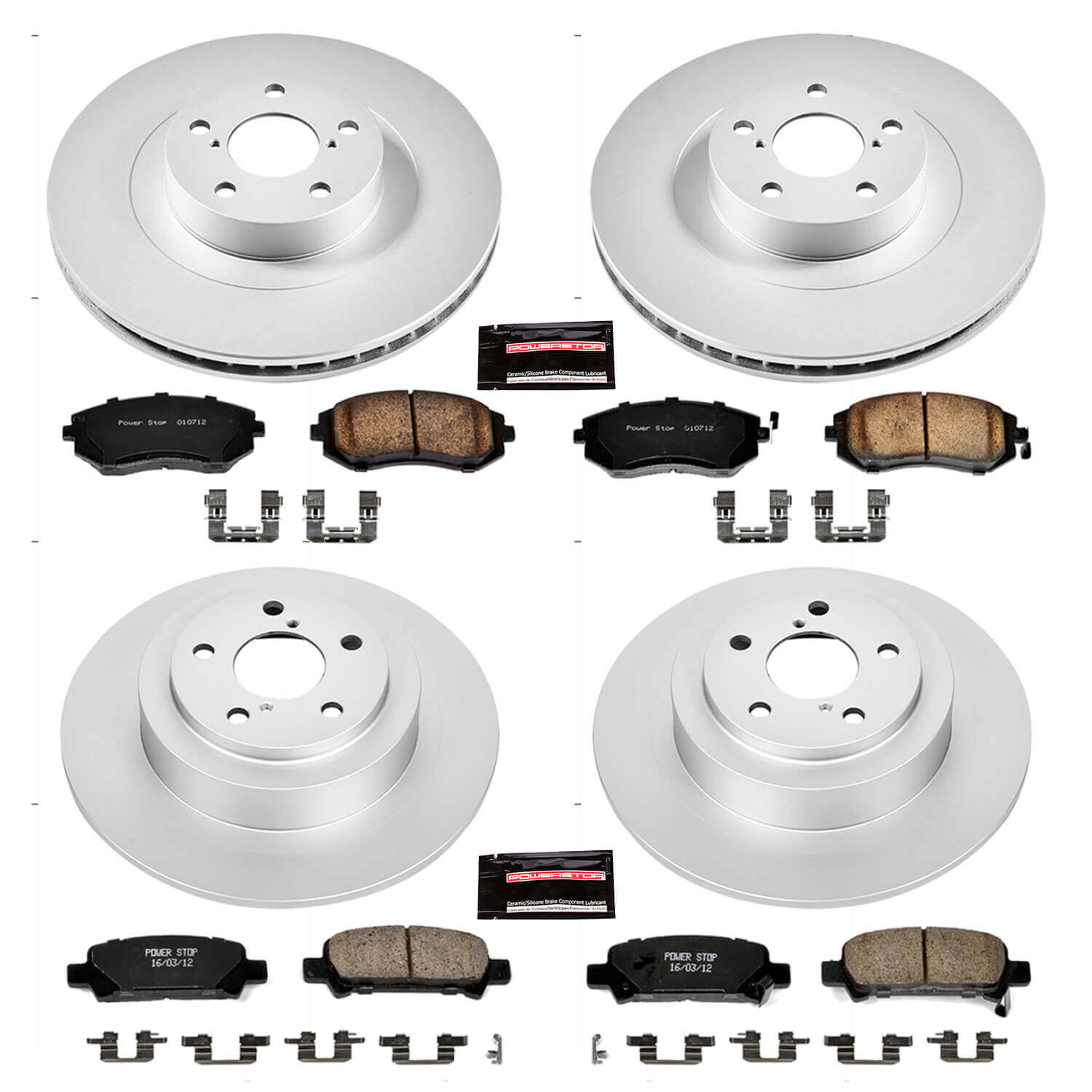 Power Stop CRK2751 - Z17 Evolution Front And Rear Brake Kit vehicle fitment brake part