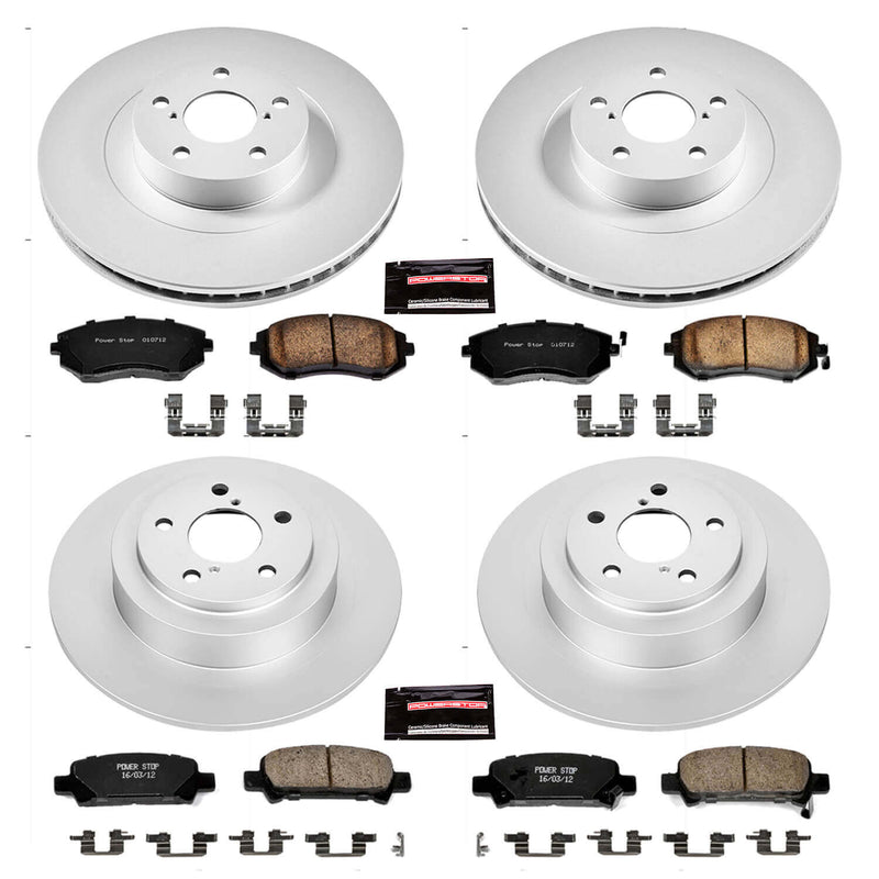 Power Stop CRK2751 - Z17 Evolution Front And Rear Brake Kit vehicle fitment brake part