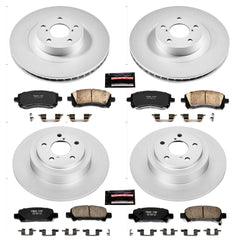 Power Stop CRK2752 - Z17 Evolution Front And Rear Brake Kit vehicle fitment brake part