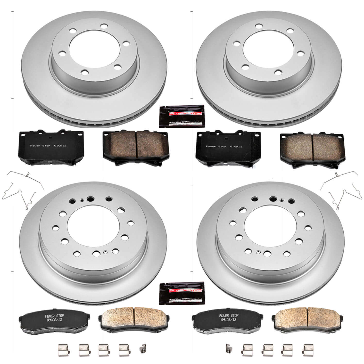 Power Stop CRK2756 - Z17 Evolution Front And Rear Brake Kit vehicle fitment brake part