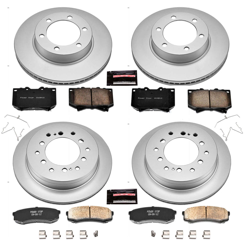 Power Stop CRK2756 - Z17 Evolution Front And Rear Brake Kit vehicle fitment brake part