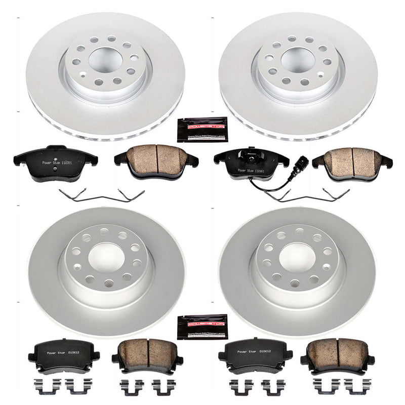 Power Stop CRK2757 - Z23 Evolution Sport Front And Rear Brake Kit vehicle fitment brake part