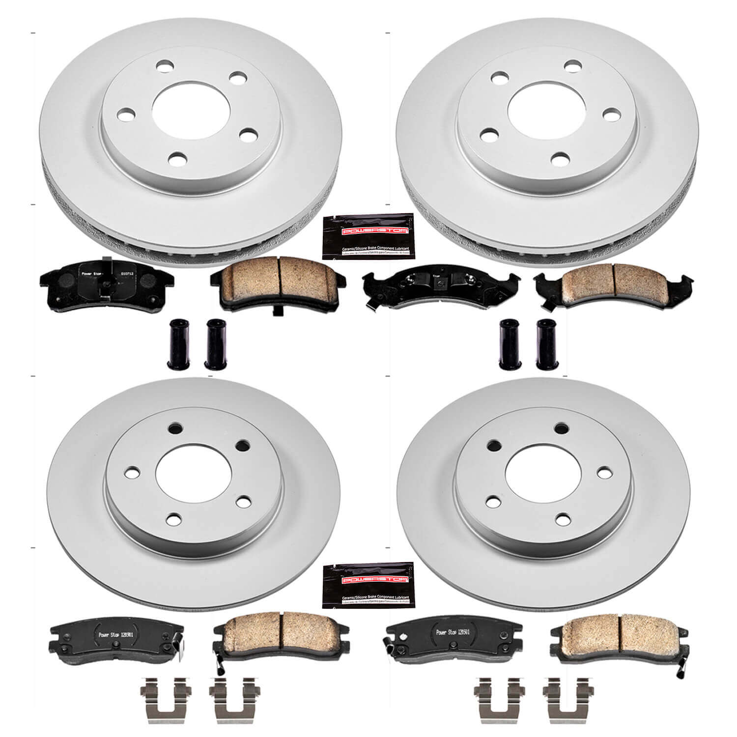 Power Stop CRK2761 - Z17 Evolution Front And Rear Brake Kit vehicle fitment brake part