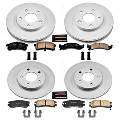 Power Stop CRK2761 - Z17 Evolution Front And Rear Brake Kit vehicle fitment brake part
