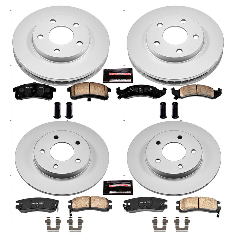 Power Stop CRK2761 - Z17 Evolution Front And Rear Brake Kit vehicle fitment brake part