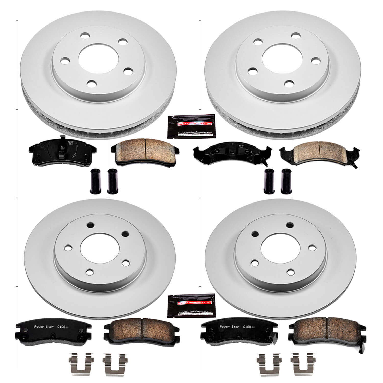 Power Stop CRK2763 - Z17 Evolution Front And Rear Brake Kit vehicle fitment brake part