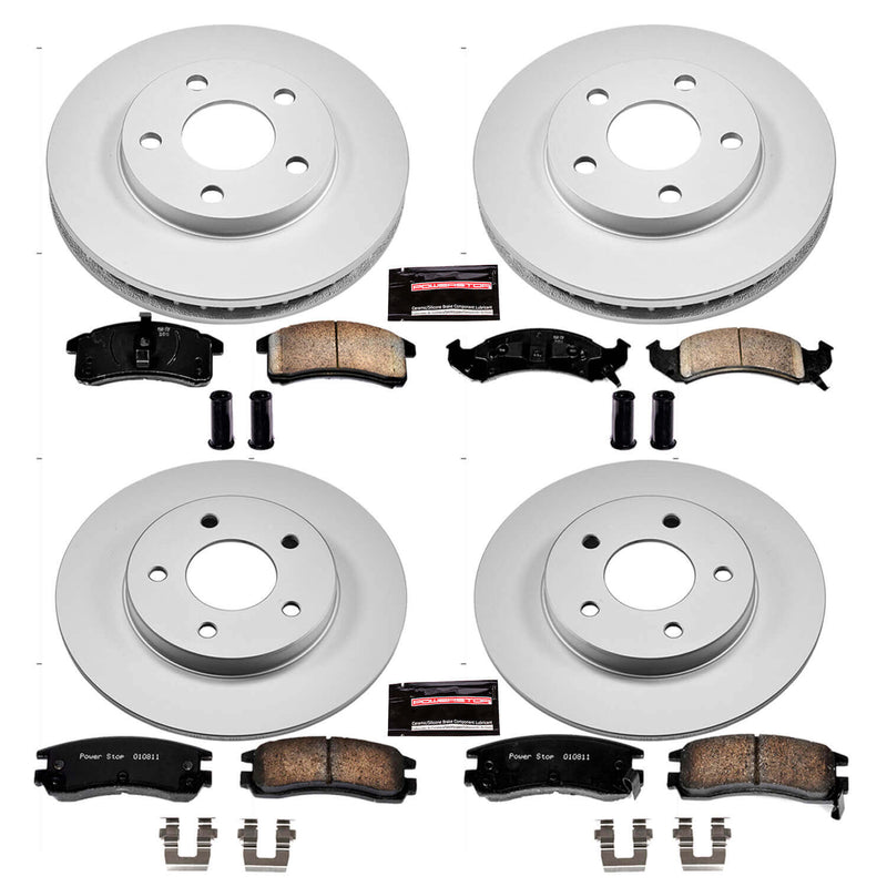 Power Stop CRK2763 - Z17 Evolution Front And Rear Brake Kit vehicle fitment brake part