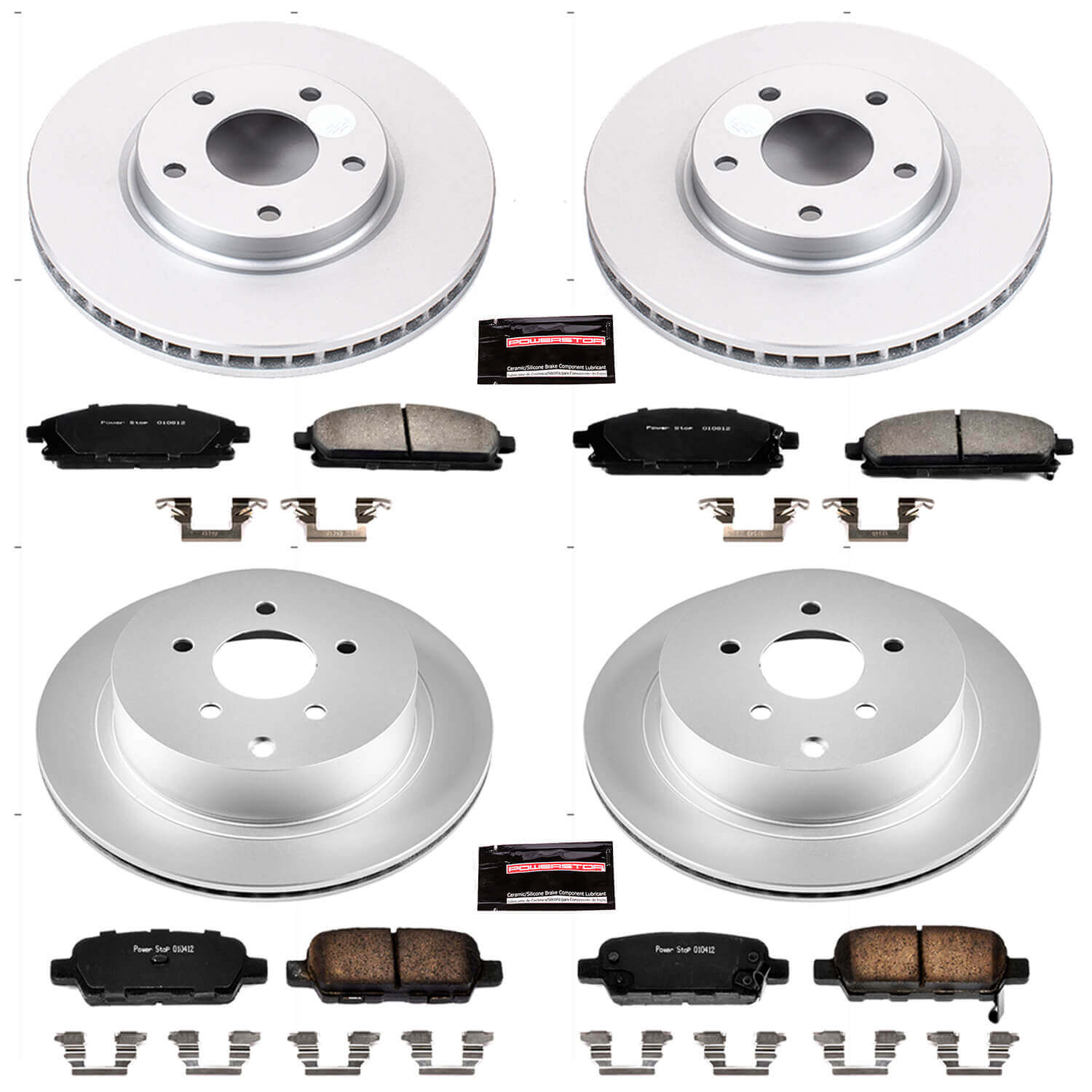 Power Stop CRK2766 - Z17 Evolution Front And Rear Brake Kit vehicle fitment brake part