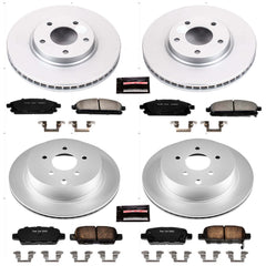 Power Stop CRK2766 - Z17 Evolution Front And Rear Brake Kit vehicle fitment brake part