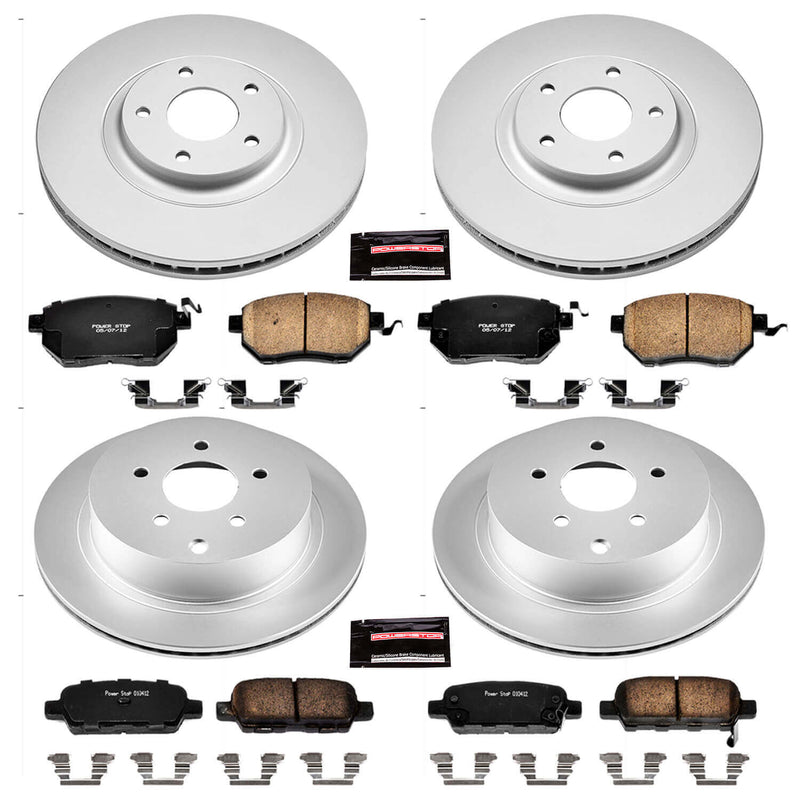 Power Stop CRK2767 - Z17 Evolution Front And Rear Brake Kit vehicle fitment brake part