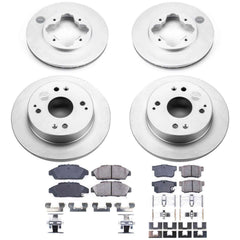 Power Stop CRK2773 Z17 Evolution Front And Rear Brake Kit for 1991 Honda Accord Sedan (4 Door) product image