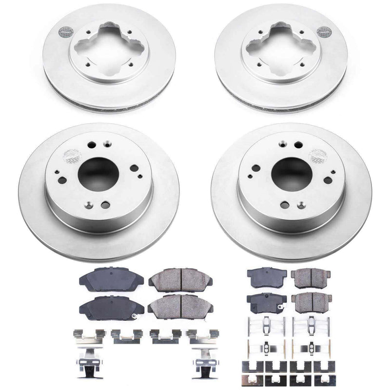 Power Stop CRK2773 Z17 Evolution Front And Rear Brake Kit for 1991 Honda Accord Sedan (4 Door) product image