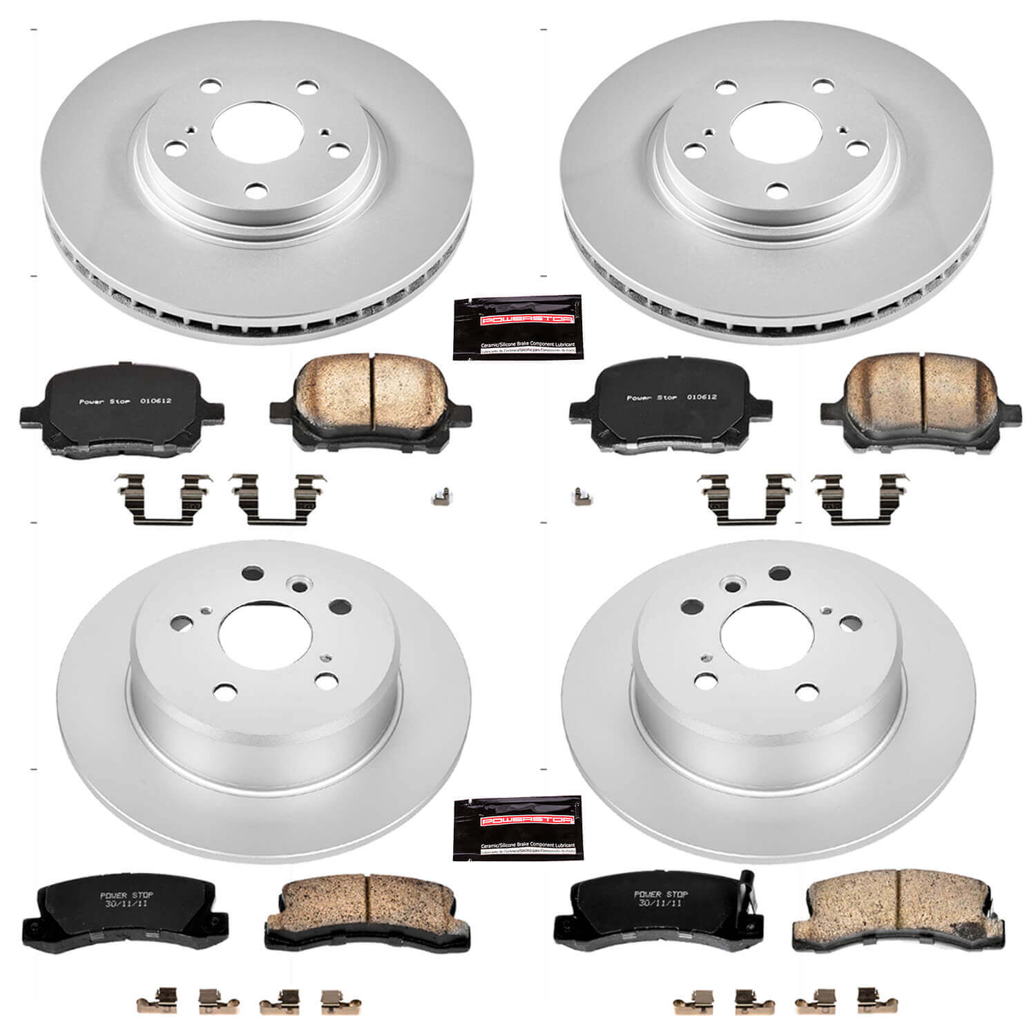 Power Stop CRK2774 - Z17 Evolution Front And Rear Brake Kit vehicle fitment brake part