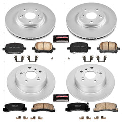 Power Stop CRK2774 - Z17 Evolution Front And Rear Brake Kit vehicle fitment brake part
