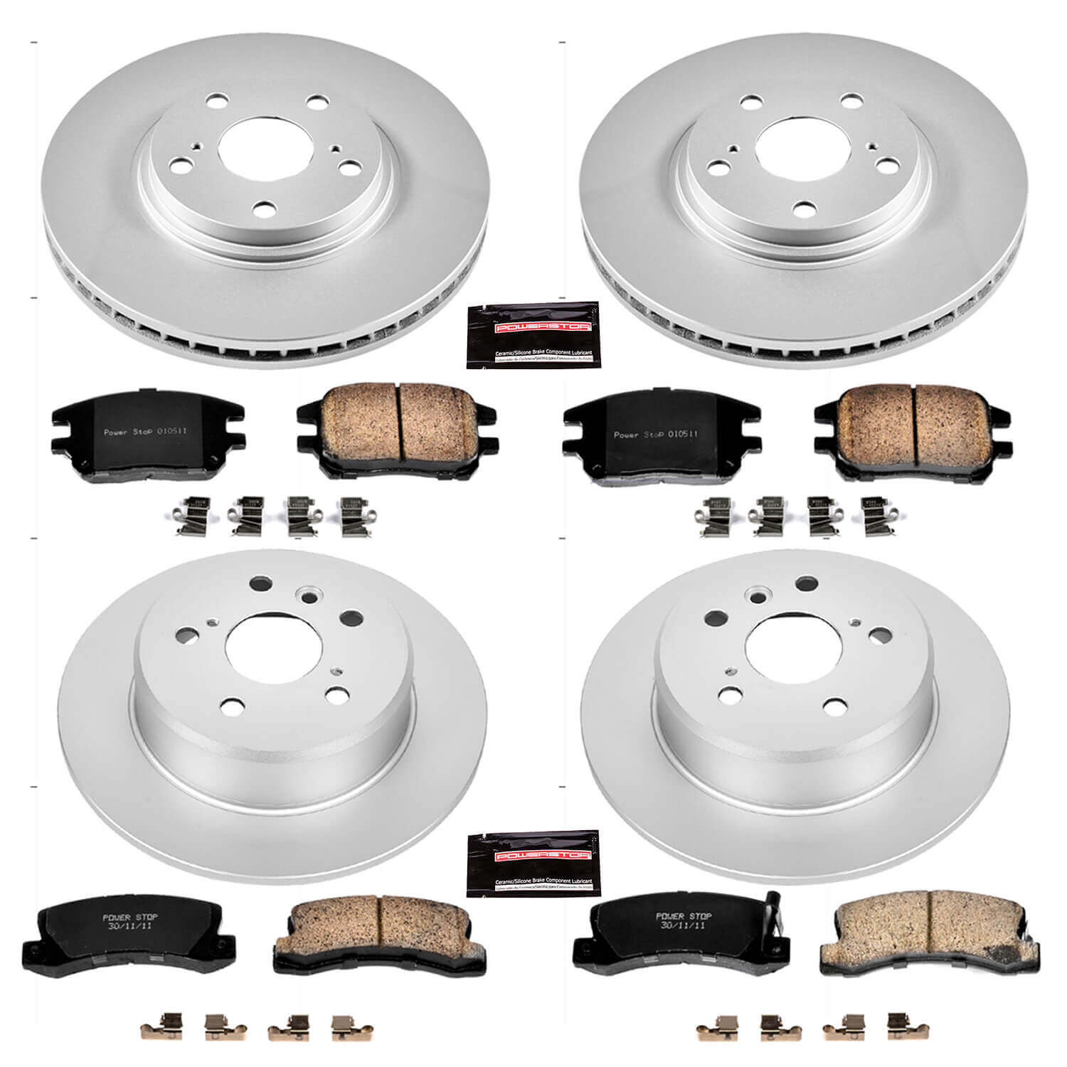 Power Stop CRK2775 - Z17 Evolution Front And Rear Brake Kit vehicle fitment brake part