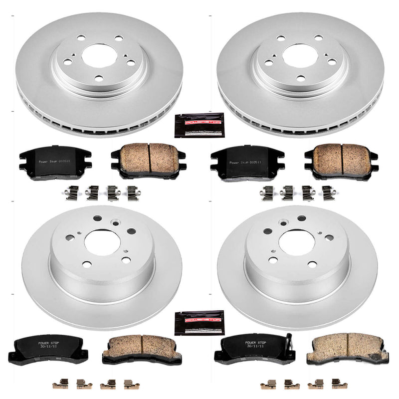 Power Stop CRK2775 - Z17 Evolution Front And Rear Brake Kit vehicle fitment brake part