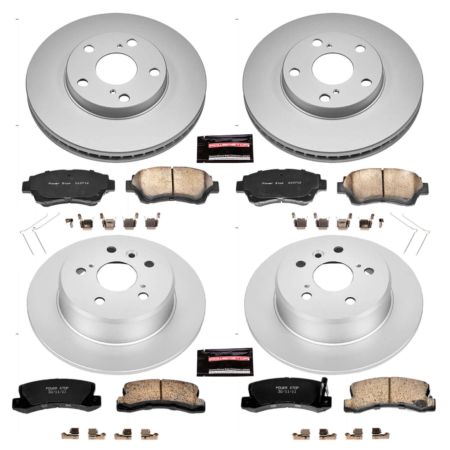 Power Stop CRK2776 - Z17 Evolution Front And Rear Brake Kit vehicle fitment brake part