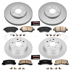 Power Stop CRK2776 - Z17 Evolution Front And Rear Brake Kit vehicle fitment brake part