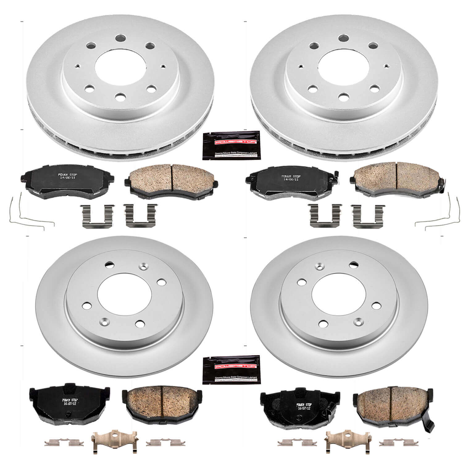 Power Stop CRK2778 - Z17 Evolution Front And Rear Brake Kit vehicle fitment brake part