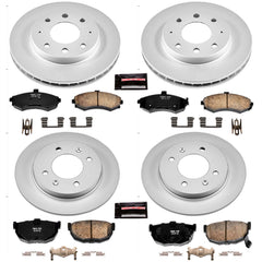 Power Stop CRK2779 - Z17 Evolution Front And Rear Brake Kit vehicle fitment brake part