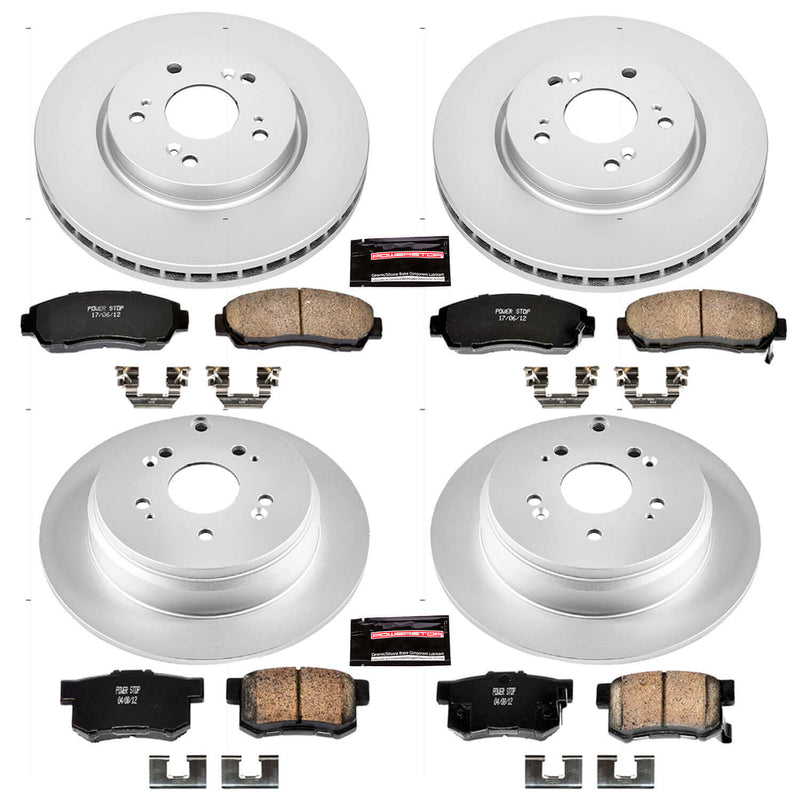 Power Stop CRK2781 - Z17 Evolution Front And Rear Brake Kit vehicle fitment brake part