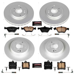 Power Stop CRK2786 - Z23 Evolution Sport Front And Rear Brake Kit vehicle fitment brake part