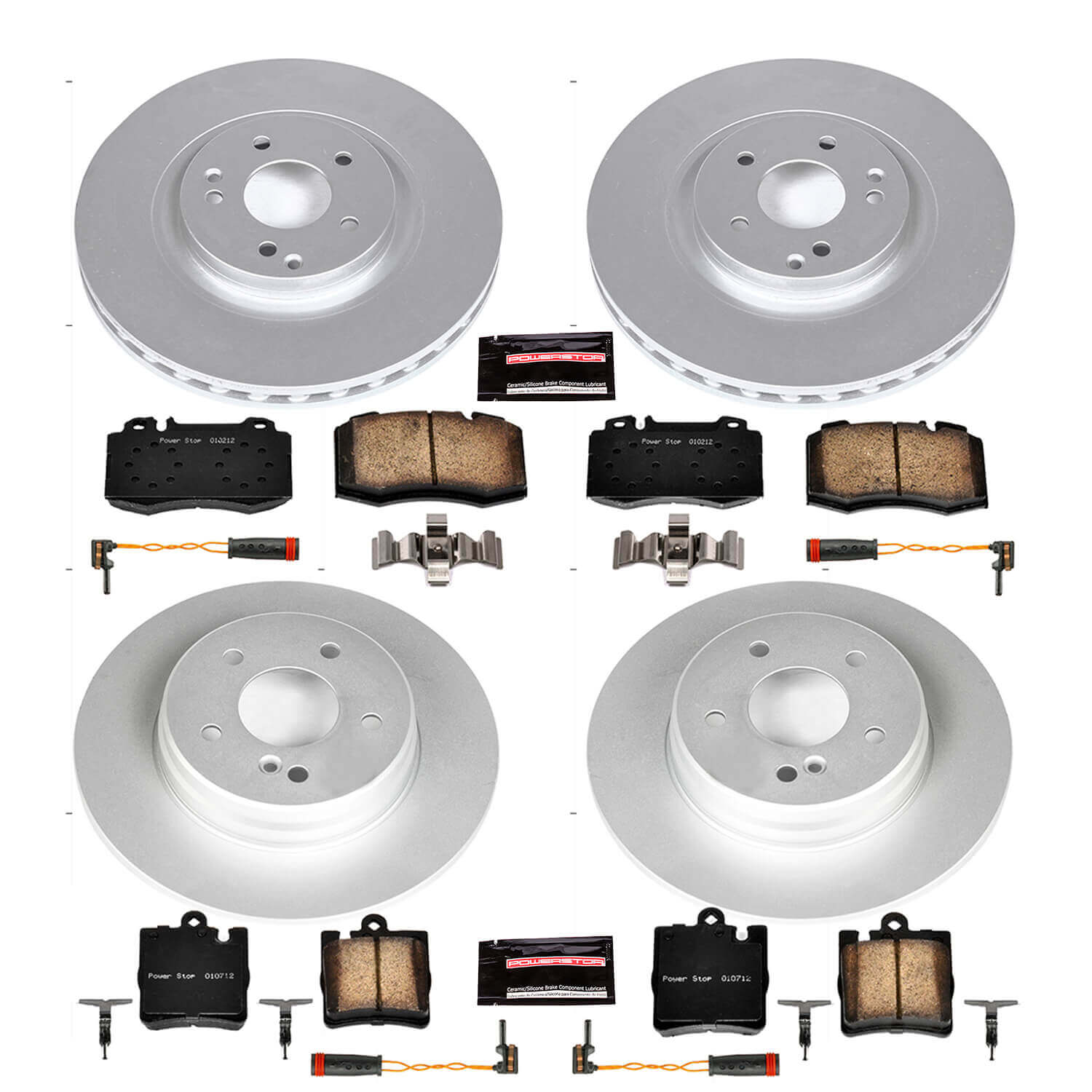 Power Stop CRK2791 - Z23 Evolution Sport Front And Rear Brake Kit vehicle fitment brake part