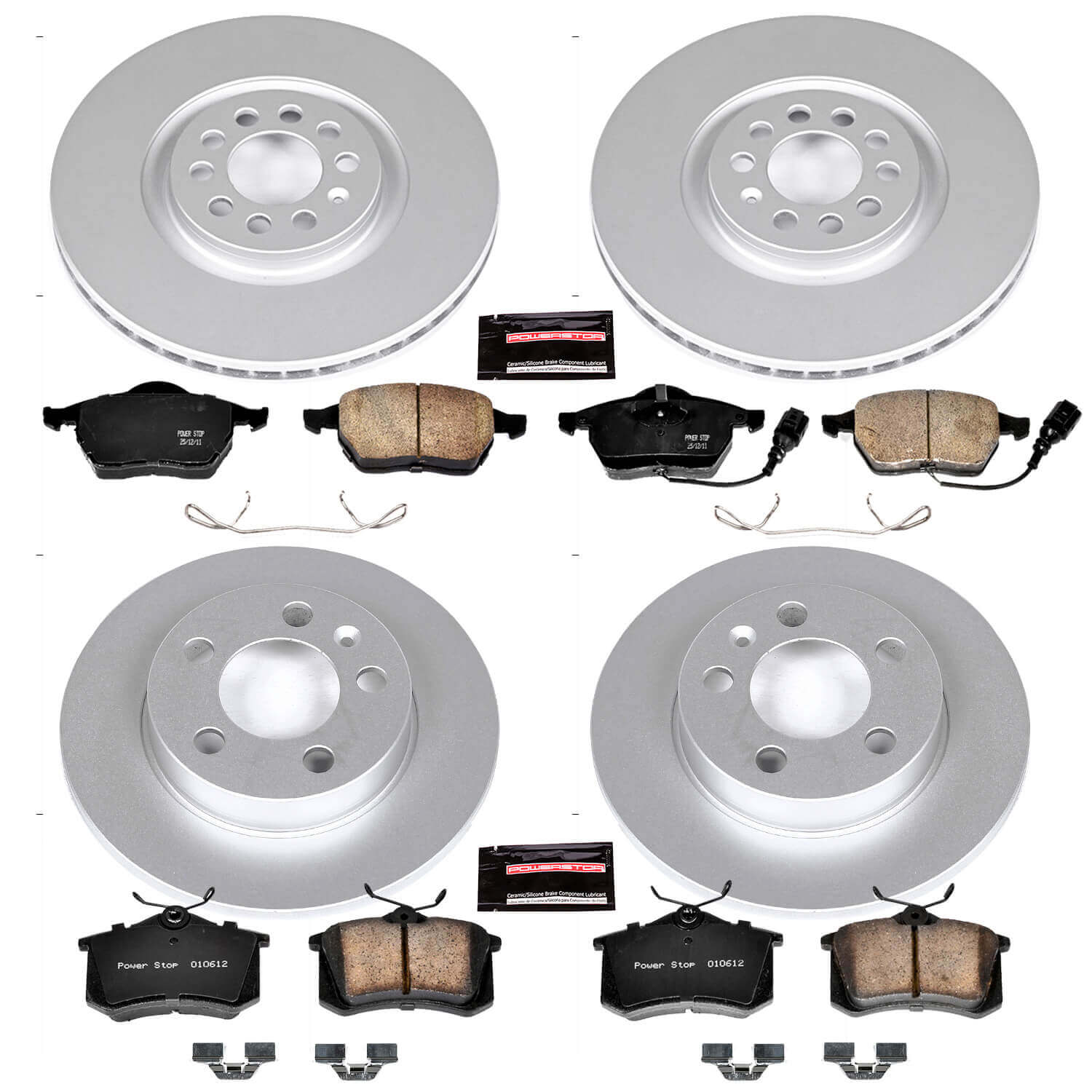Power Stop CRK2795 - Z23 Evolution Sport Front And Rear Brake Kit vehicle fitment brake part