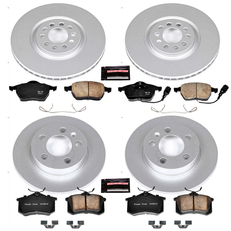 Power Stop CRK2795 - Z23 Evolution Sport Front And Rear Brake Kit vehicle fitment brake part
