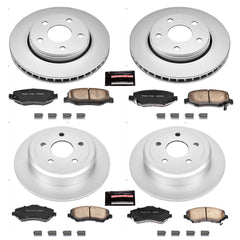 Power Stop CRK2798 - Z17 Evolution Front And Rear Brake Kit vehicle fitment brake part