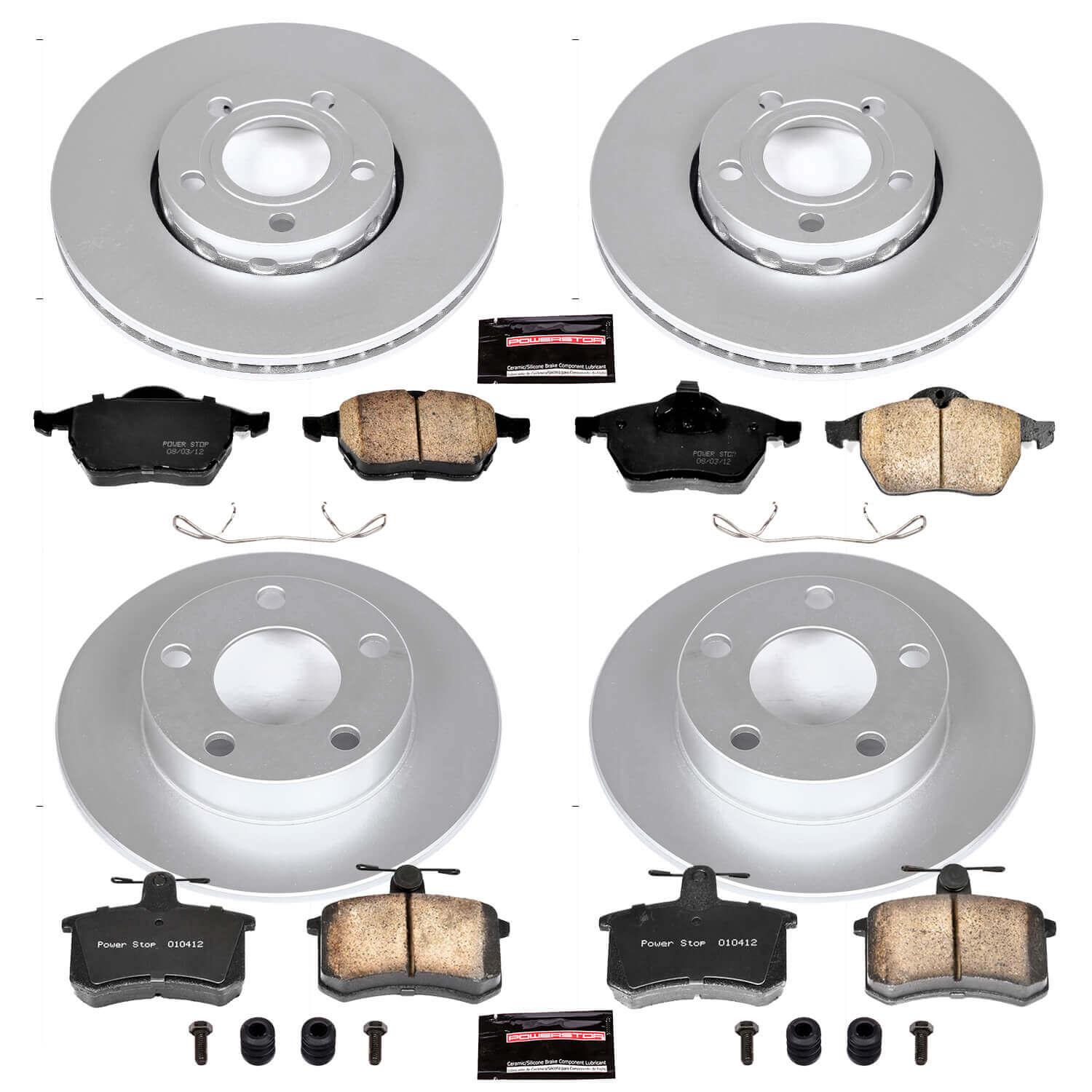 Power Stop CRK2799 - Z23 Evolution Sport Front And Rear Brake Kit vehicle fitment brake part