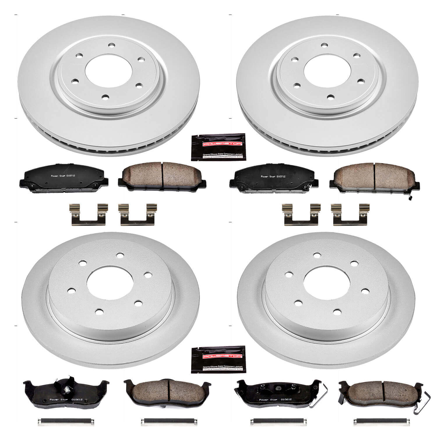 Power Stop CRK2805 - Z17 Evolution Front And Rear Brake Kit vehicle fitment brake part